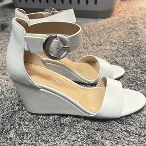 The Limited white wedge sandal - 7